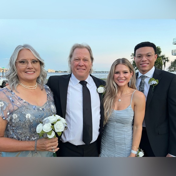 Revolve x Michael Costello MIDI DRESS IN BABY BLUE - Picture 7 of 7